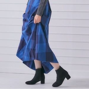 Faux Suede Stylish Black Ankle Booties CUTE